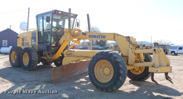 image for item DC7672 2007 Komatsu GD655-3E0 motor grader