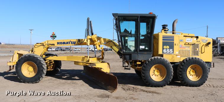 image for item DC7672 2007 Komatsu GD655-3E0 motor grader