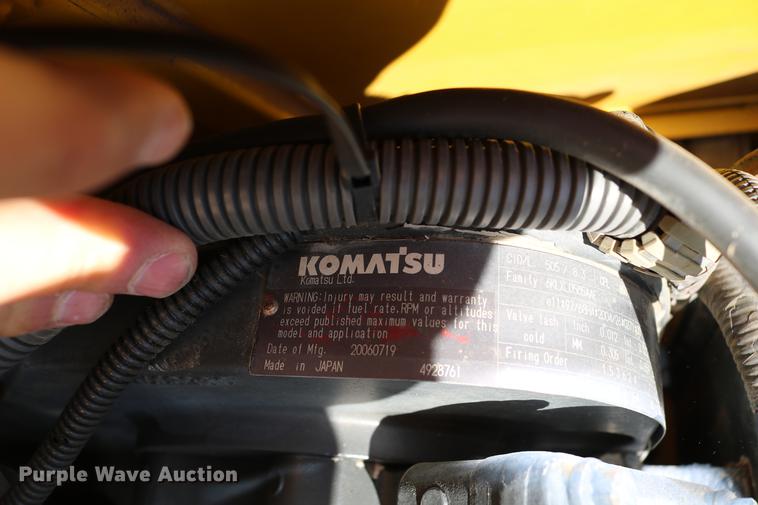 image for item DC7672 2007 Komatsu GD655-3E0 motor grader