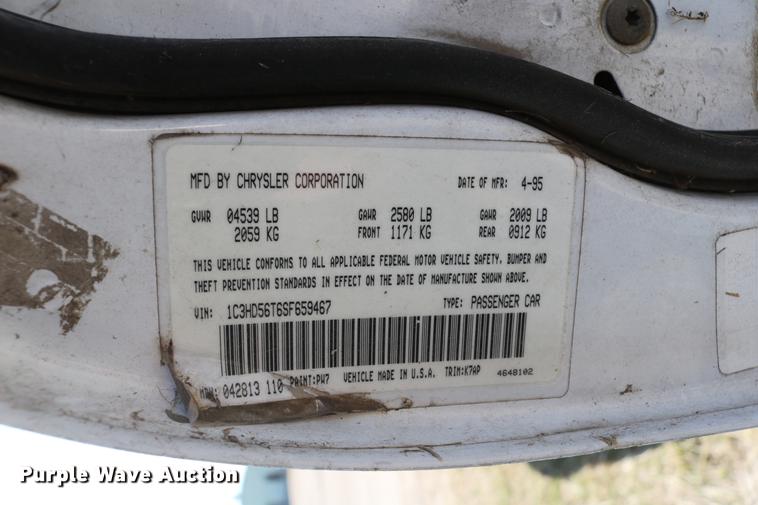 image for item DC7673 1995 Chrysler Concorde