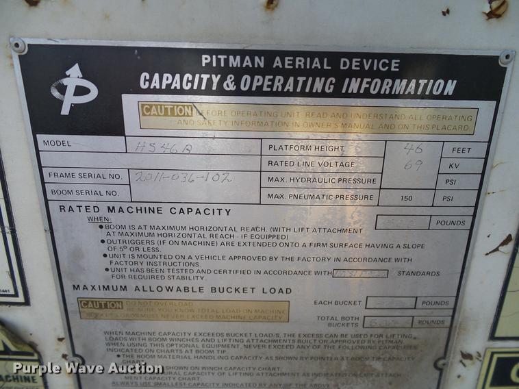 image for item DD1350 1979 Ford F800 bucket truck