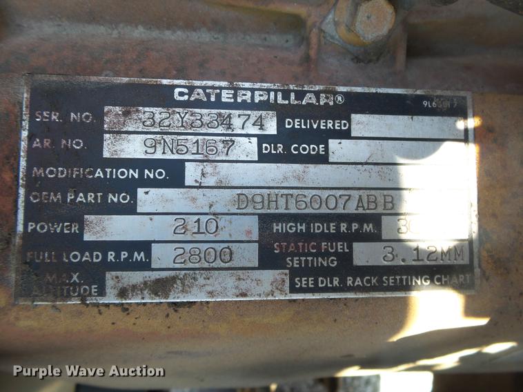 image for item DE3587 1979 Ford 8000 tanker fire truck