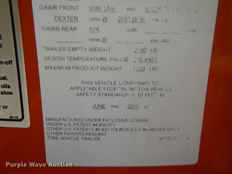 image for item EN9141 2005 Crafco SS125 crack sealer