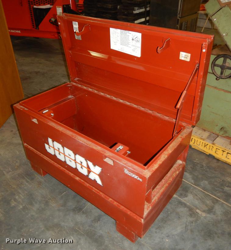 Jobox toolbox in Mission , KS Item EN9144 sold Purple Wave