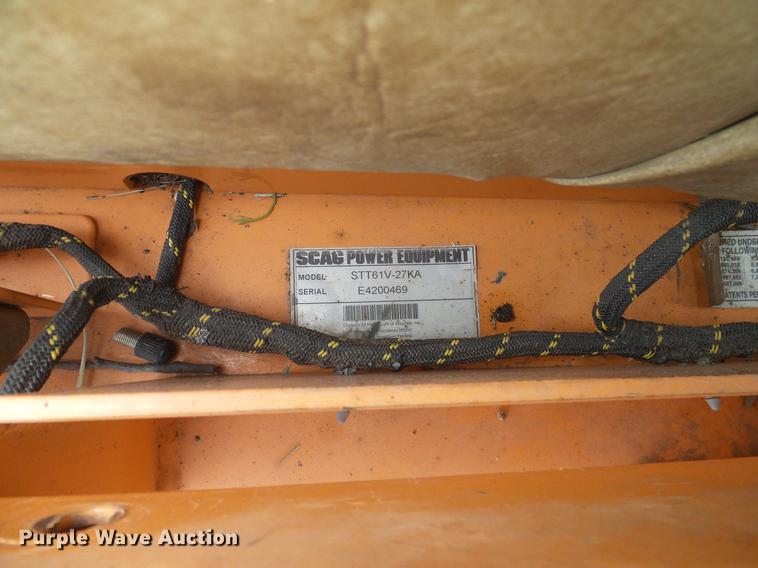 image for item EO9770 2009 Scag Turf Tiger 61 ZTR lawn mower