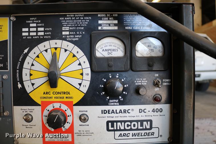 image for item EW9045 Lincoln DC-400 arc/wire welder