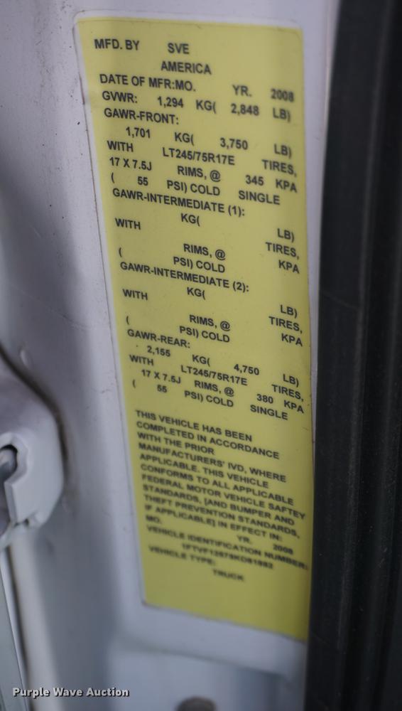 image for item DB0476 2008 Ford F150 pickup truck