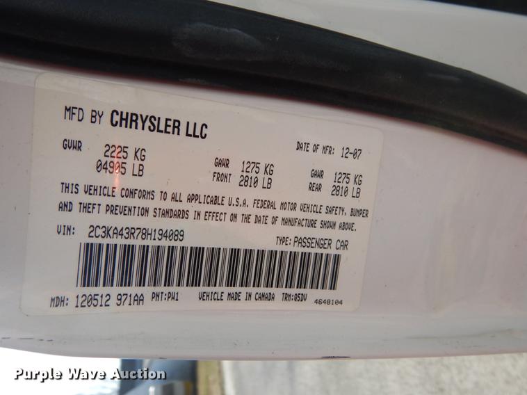 image for item DC0376 2008 Chrysler 300