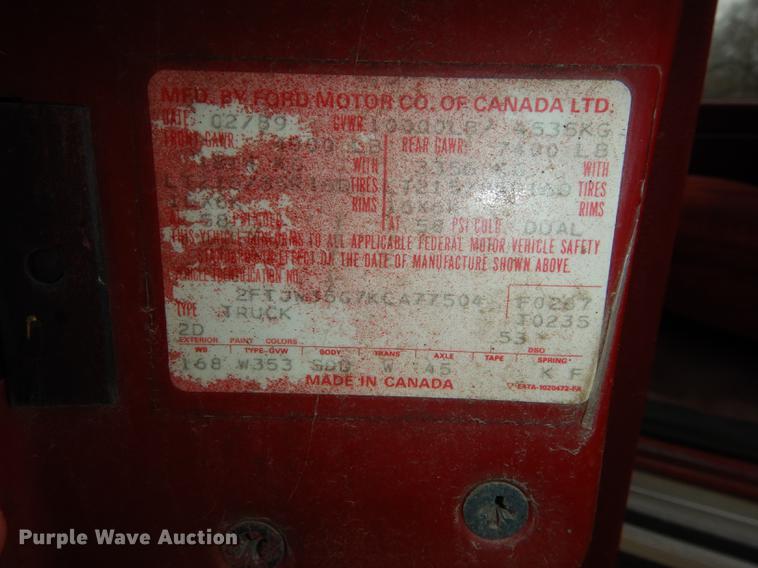 image for item DC0379 1989 Ford F350 Custom Crew Cab pickup truck