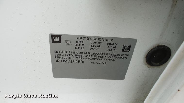 image for item DC0744 2014 Chevrolet Malibu