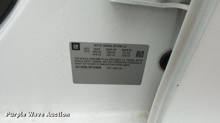 image for item DC0744 2014 Chevrolet Malibu