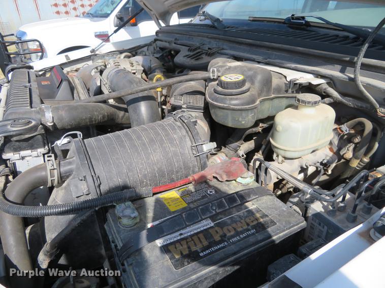 image for item DC0985 2006 Ford F350 Super Duty Crew Cab utility bed pickup truck