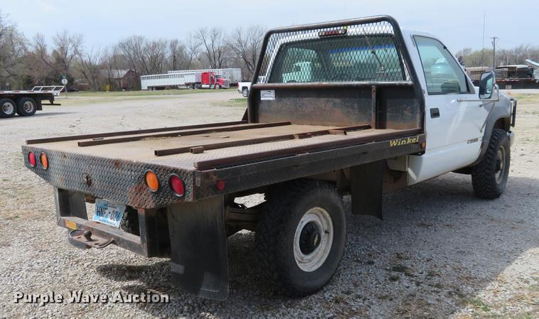 image for item DC0987 1994 Chevrolet 3500 flatbed pickup truck