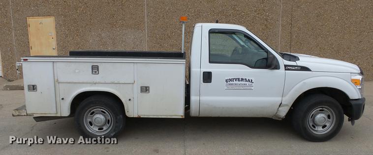 image for item DC3105 2011 Ford F250 Super Duty utility bed pickup truck