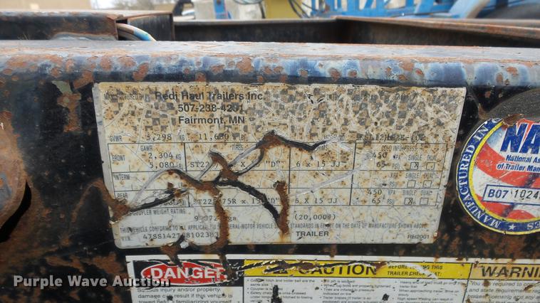 image for item DC3106 2008 Redi Haul utility trailer