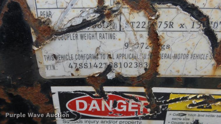 image for item DC3106 2008 Redi Haul utility trailer