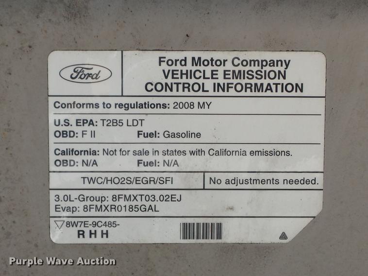 image for item DC7371 2008 Ford Escape XLT SUV