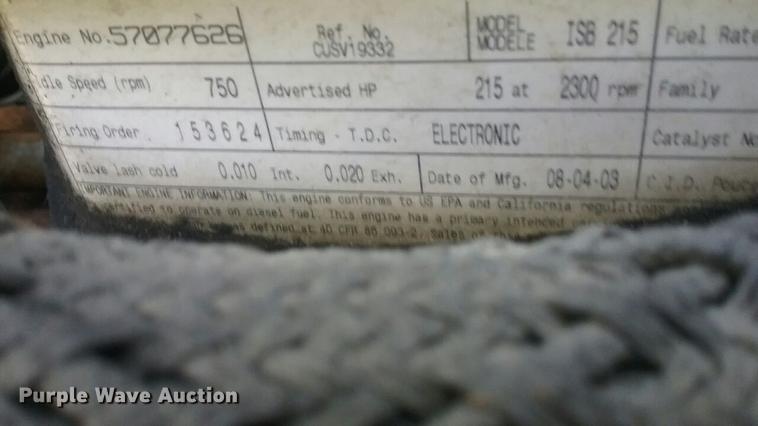 image for item DD2720 2004 Ford F650 Super Duty service truck