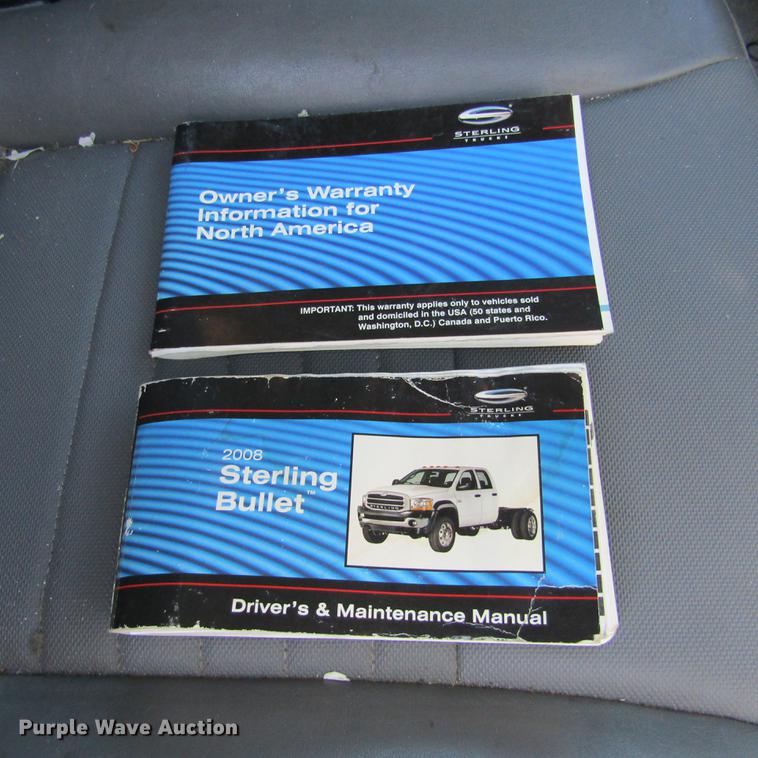 image for item DD2721 2008 Sterling Bullet service truck