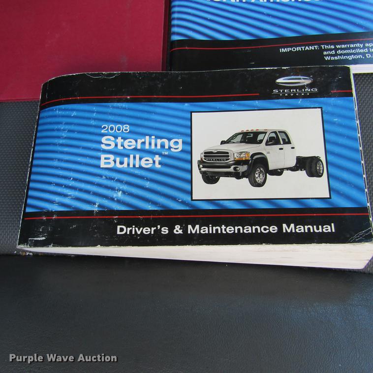 image for item DD2722 2008 Sterling Bullet service truck