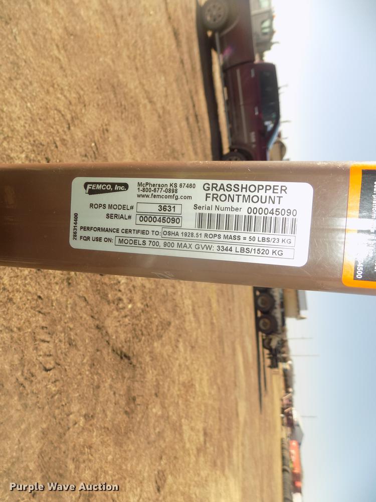 image for item DD2808 2016 Grasshopper 725DT6 ZTR lawn mower