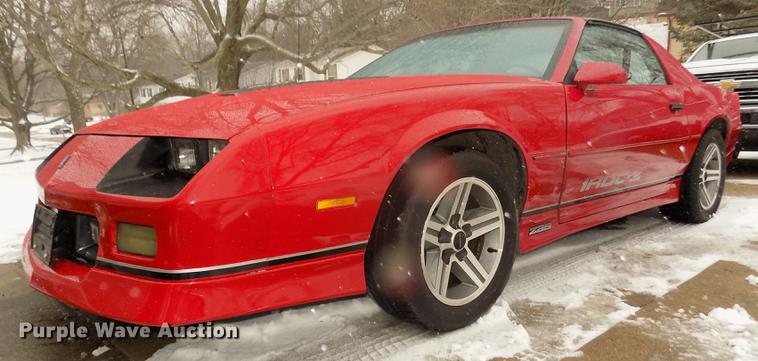 image for item DD2867 1986 Chevrolet Camaro IROC-Z