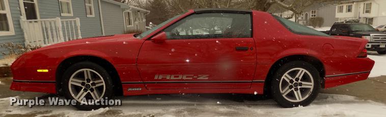 image for item DD2867 1986 Chevrolet Camaro IROC-Z