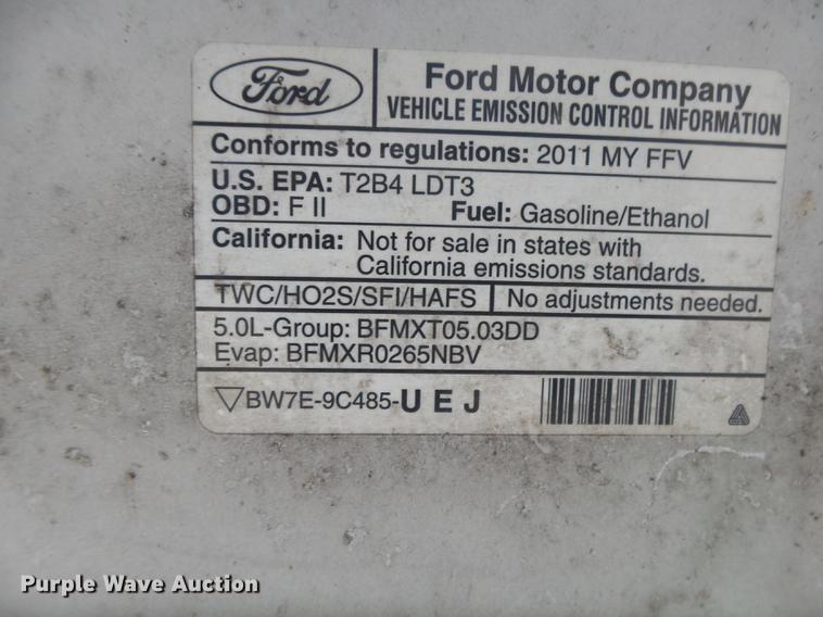 image for item DE3590 2011 Ford F150 XL SuperCrew pickup truck