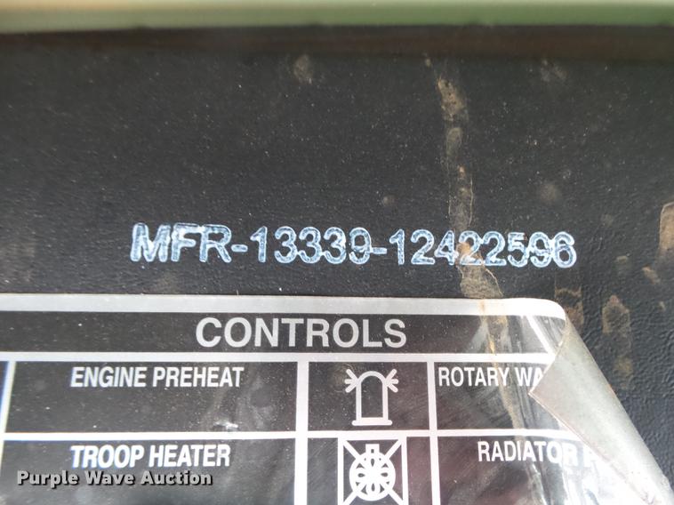 image for item DE3596 1997 Stewart Stevenson M-1078 flatbed truck