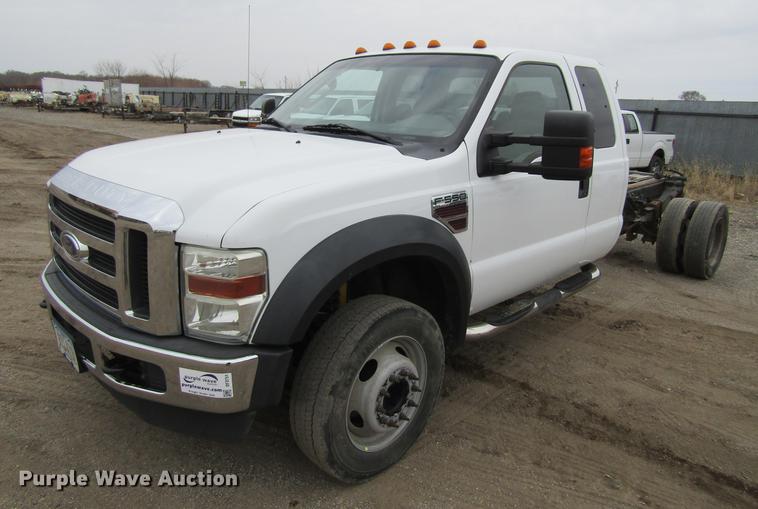 image for item DF3751 2009 Ford F550 SuperCab truck cab and chassis