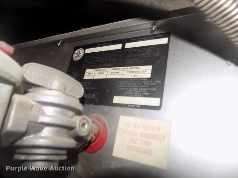 image for item DO9022 (5) infrared radiant heaters