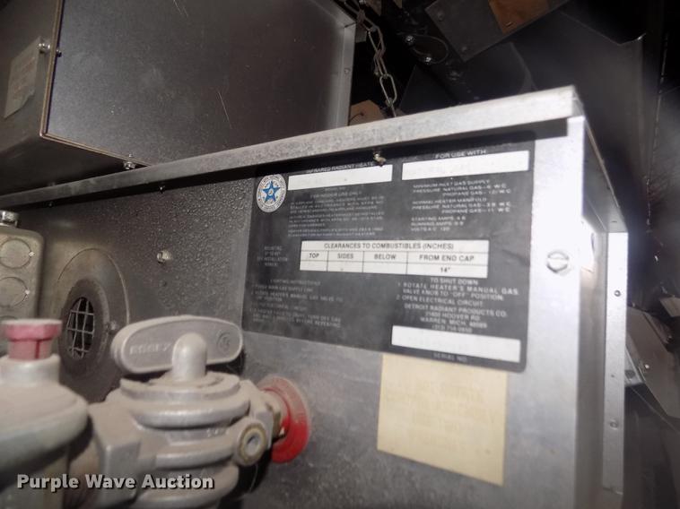 image for item DO9022 (5) infrared radiant heaters