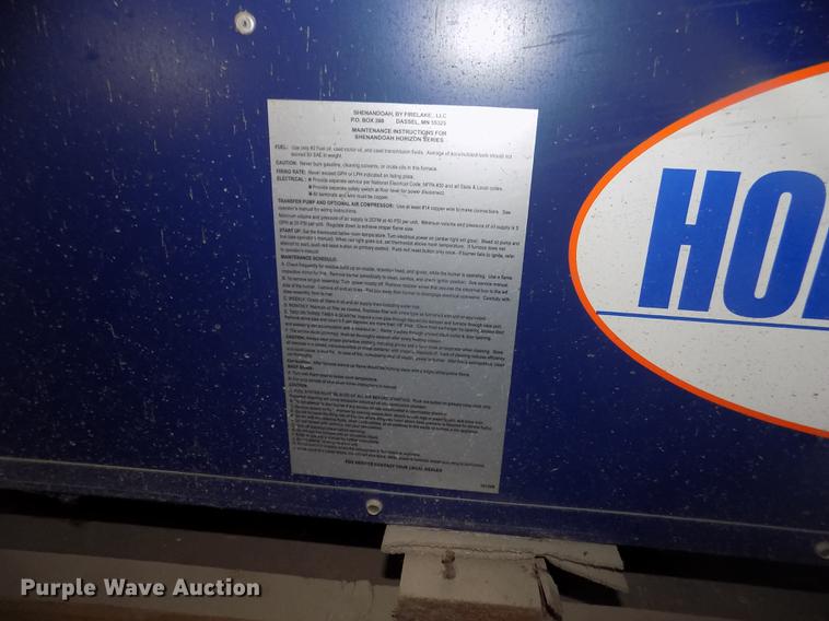 image for item DO9024 2005 Horizon 315 waste oil heater