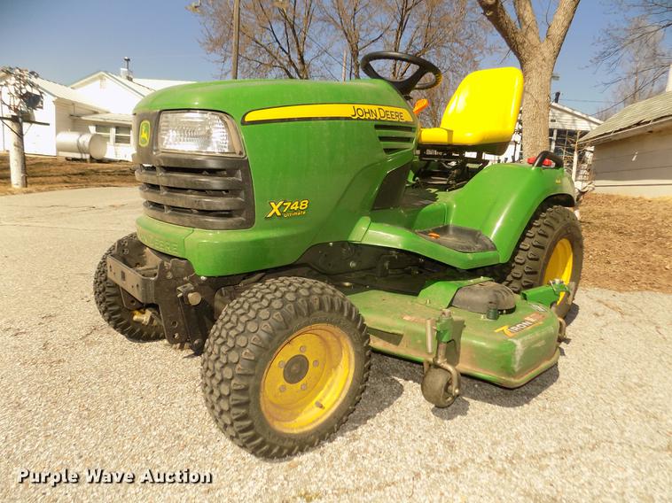 image for item DO9031 2013 John Deere X748 Ultimate lawn mower
