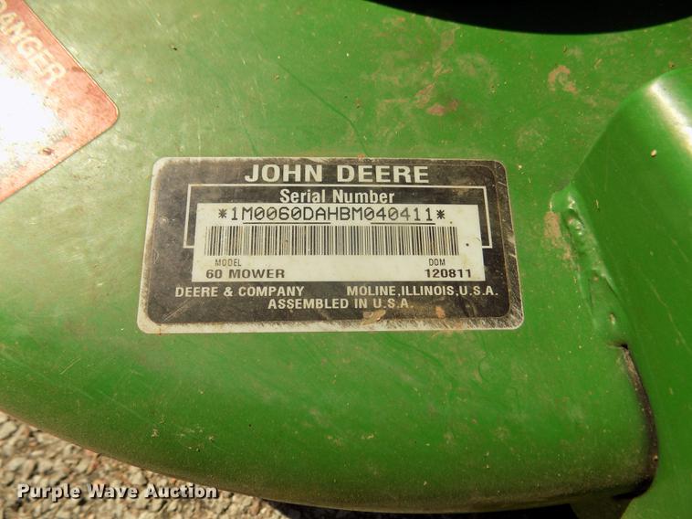 image for item DO9031 2013 John Deere X748 Ultimate lawn mower