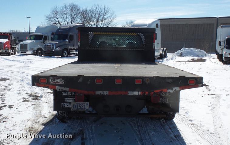 image for item DV9591 2008 Ford F550 Crew Cab flatbed truck
