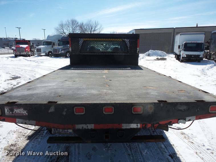image for item DV9591 2008 Ford F550 Crew Cab flatbed truck