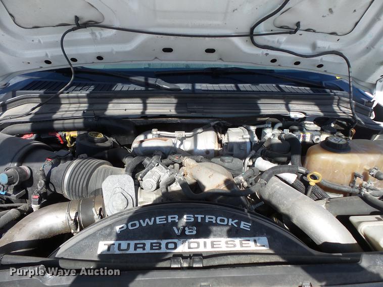 image for item DV9591 2008 Ford F550 Crew Cab flatbed truck