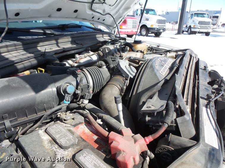 image for item DV9591 2008 Ford F550 Crew Cab flatbed truck