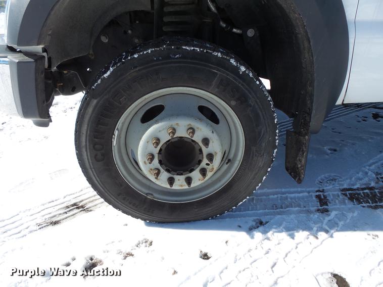 image for item DV9591 2008 Ford F550 Crew Cab flatbed truck