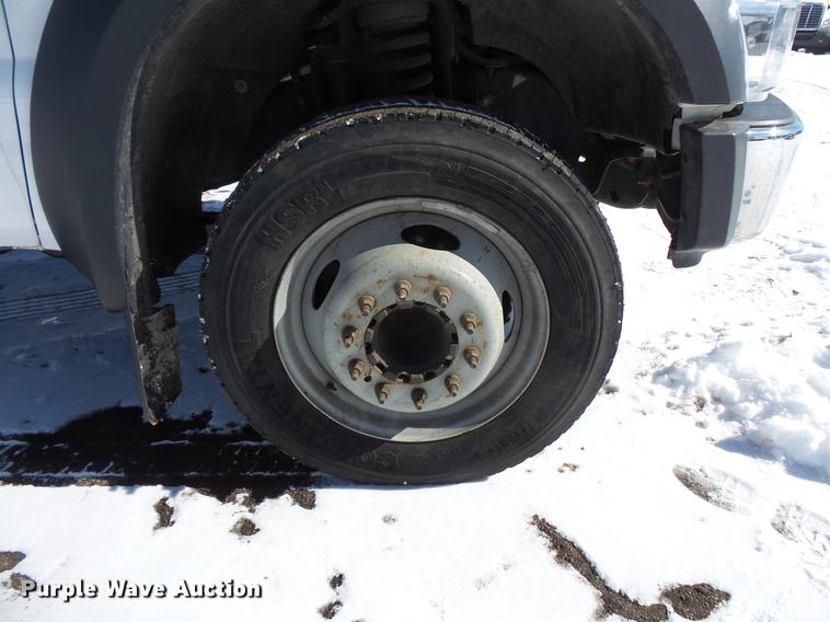 image for item DV9591 2008 Ford F550 Crew Cab flatbed truck