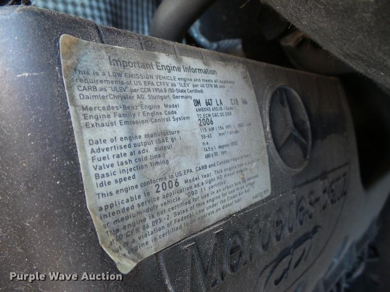 image for item DV9600 2006 Freightliner Sprinter delivery truck