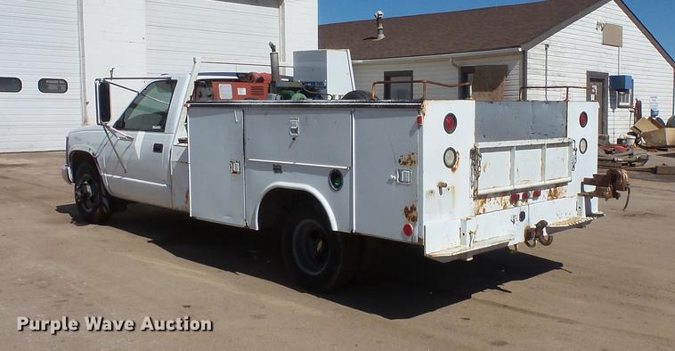 image for item DV9657 1995 Chevrolet 3500 utility bed pickup truck