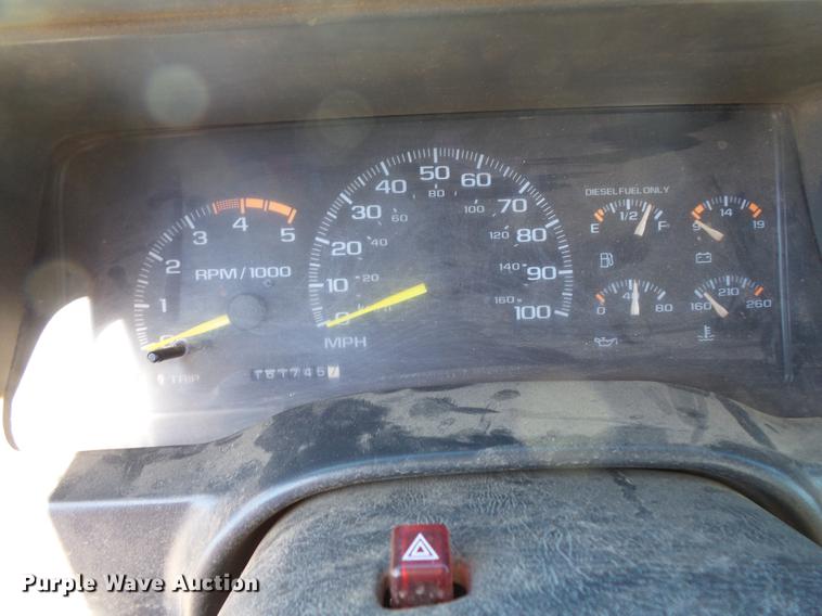 image for item DV9657 1995 Chevrolet 3500 utility bed pickup truck