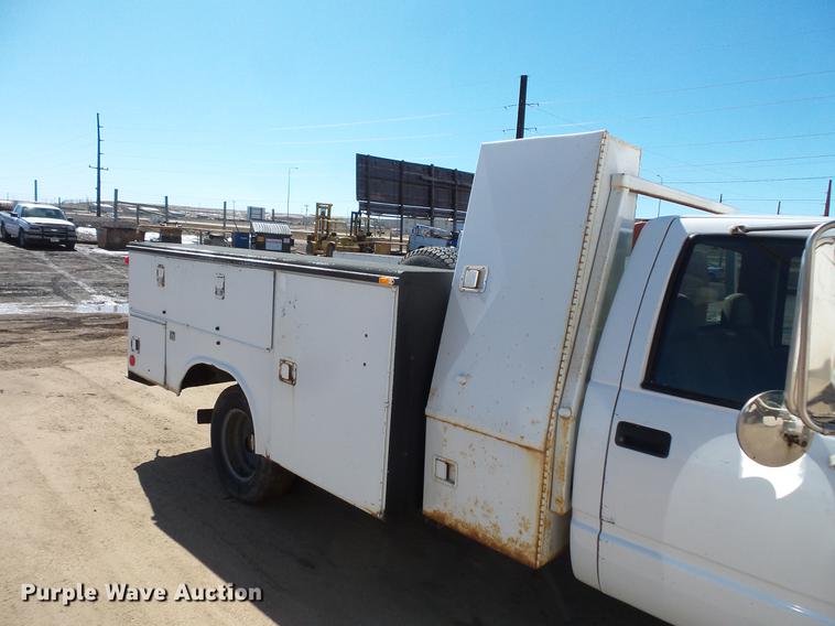 image for item DV9657 1995 Chevrolet 3500 utility bed pickup truck