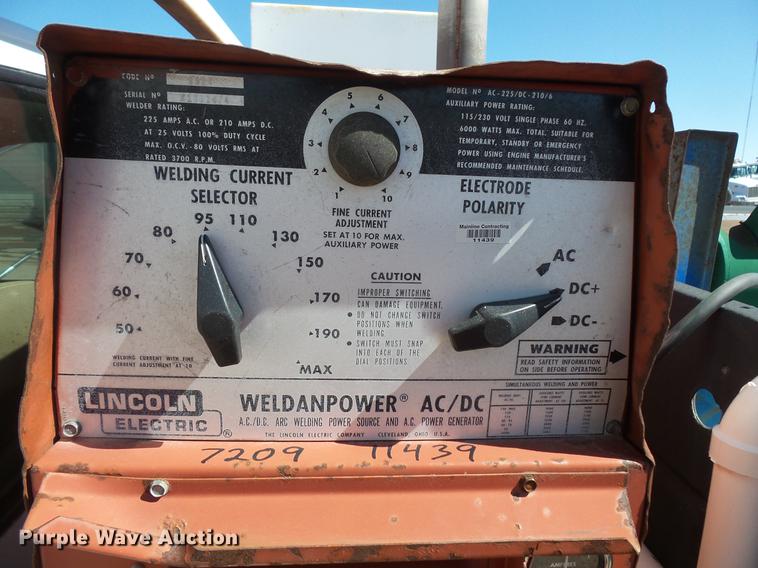 image for item DV9657 1995 Chevrolet 3500 utility bed pickup truck