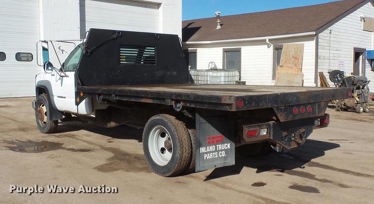 image for item DV9666 1997 Chevrolet 3500 flatbed pickup truck