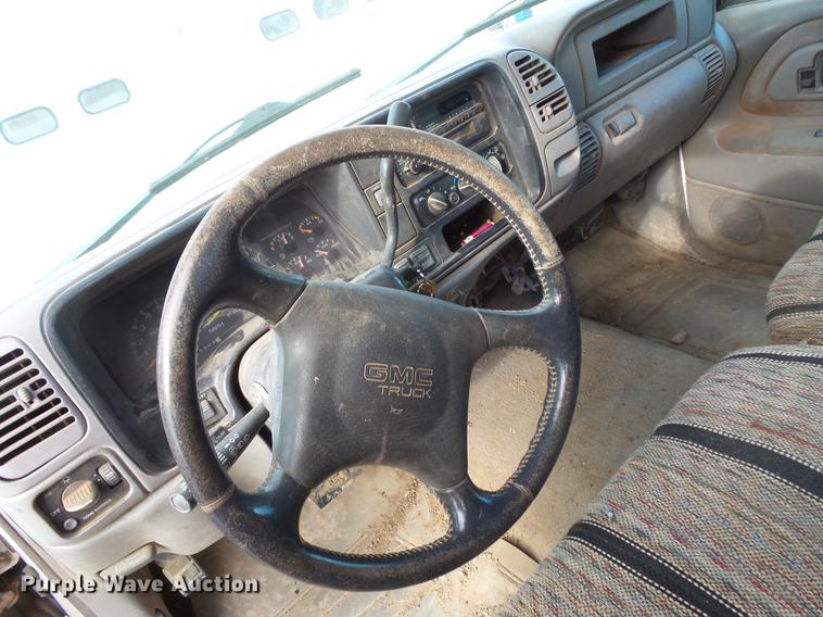 image for item DV9667 1998 GMC Sierra 2500 Ext. Cab utility bed pickup truck