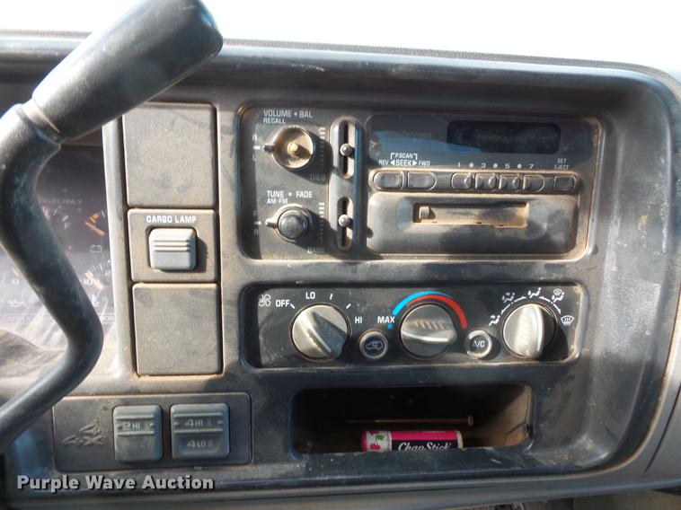 image for item DV9667 1998 GMC Sierra 2500 Ext. Cab utility bed pickup truck