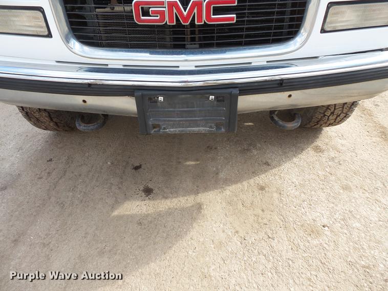 image for item DV9667 1998 GMC Sierra 2500 Ext. Cab utility bed pickup truck
